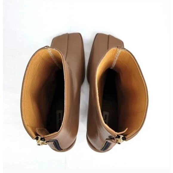 NEW REIKE NEN Front Piping Ankle Brown Boots Leather US Size 9.5 EU 40 - Picture 9 of 14